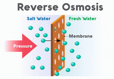 Reverse osmosis ( RO )